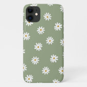 Coques Case-Mate iPhone Pastel Green Daisy Flower (Dos)
