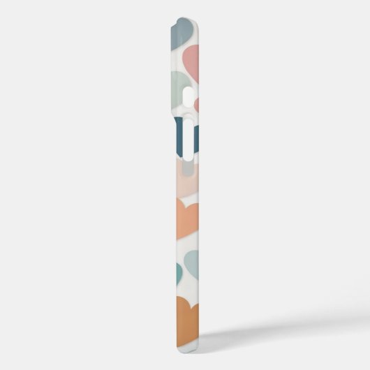 Coques Case-Mate iPhone Pastel Hearts Delft (Verso / Gauche)