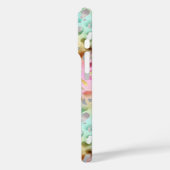 Coques Case-Mate iPhone Pastel Iridescent Leopard Print Monogrammed (Verso / Gauche)