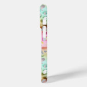 Coques Case-Mate iPhone Pastel Iridescent Leopard Print Monogrammed (Verso / Gauche)