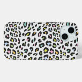 Coques Case-Mate iPhone Pastel Leopard Spot Motif (Verso (horizontal))