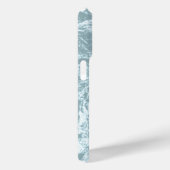 Coques Case-Mate iPhone Pastel Light Turquoise Abstrait (Verso / Droite)