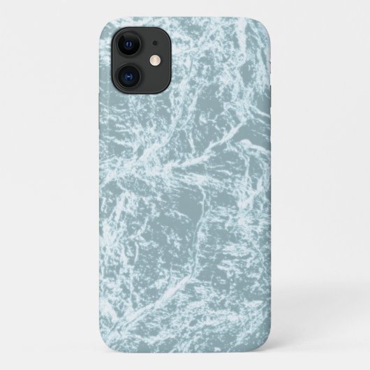 Coques Case-Mate iPhone Pastel Light Turquoise Abstrait (Dos)