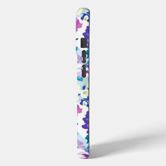 Coques Case-Mate iPhone Pastel Monogrammé Aquarelles Motif (Verso / Gauche)