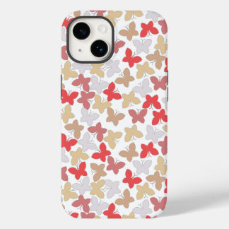 Coque Pour iPhone 14 Pastel Motif papillon