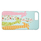 Coques Case-Mate iPhone Pastel Motif rempli 4 Giraffes iPhone 7 Plus (Dos (Horizontal))