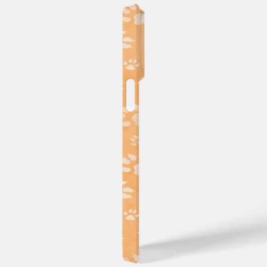 COQUES Case-Mate iPhone PASTEL ORANGE CHIENS PASTEL (Verso / Droite)