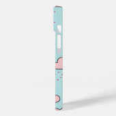 Coques Case-Mate iPhone Pastel Pink Cloud and Yellow Star Pattern (Verso / Gauche)