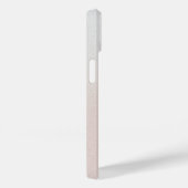 Coques Case-Mate iPhone Pastel Pink Gradient Personnalisé Monogramme Initi (Verso / Droite)