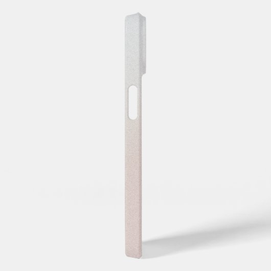 Coques Case-Mate iPhone Pastel Pink Gradient Personnalisé Monogramme Initi (Verso / Droite)