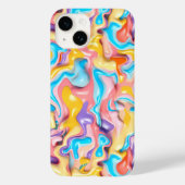 Coques Case-Mate iPhone Pastel Plastic Fluid Abstrait (Verso)
