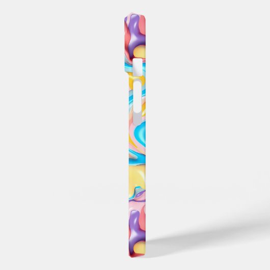 Coques Case-Mate iPhone Pastel Plastic Fluid Abstrait (Verso / Gauche)