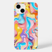 Coques Case-Mate iPhone Pastel Plastic Fluid Abstrait (Verso)