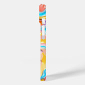 Coques Case-Mate iPhone Pastel Plastic Fluid Abstrait (Verso / Gauche)