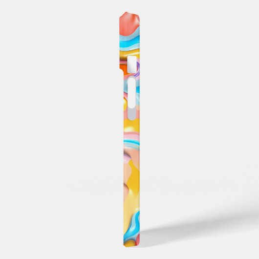 Coques Case-Mate iPhone Pastel Plastic Fluid Abstrait (Verso / Gauche)
