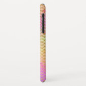 Coques Case-Mate iPhone Pastel Purple et Orange Mermaid Scales Motif (Dos/Gauche)