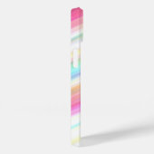 Coques Case-Mate iPhone Pastel Rainbow Brush Strokes Personnalisé (Verso / Droite)
