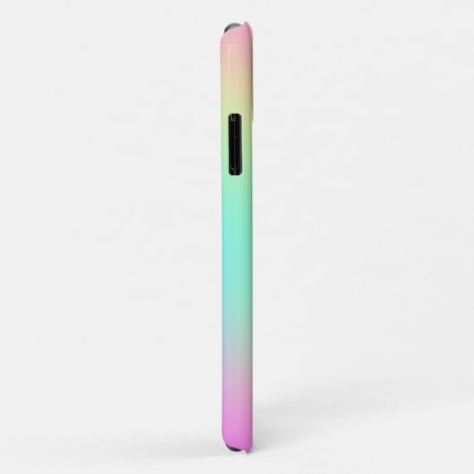 Coques Case-Mate iPhone Pastel Rainbow Colonnes Abstrait Blur Gradient Omb (Dos/Droite)