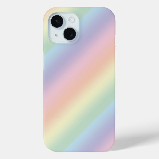 Coques Case-Mate iPhone Pastel Rainbow Design (Verso)