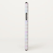 Coques Case-Mate iPhone Pastel Rainbow En vichy Téléphone personnalisé (Dos/Droite)