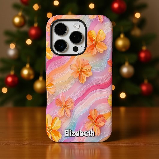 Coques Case-Mate iPhone Pastel Rainbow Floral