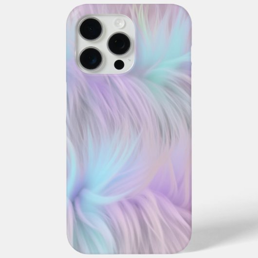 Coques Case-Mate iPhone Pastel Rainbow Fur (Verso)