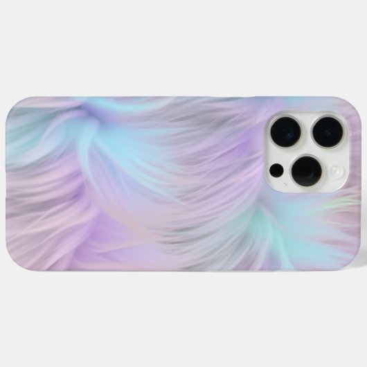Coques Case-Mate iPhone Pastel Rainbow Fur (Verso (horizontal))