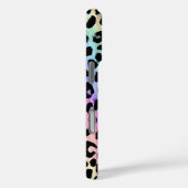 Coques Case-Mate iPhone Pastel Rainbow Leopard Print Monogrammed (Verso / Droite)