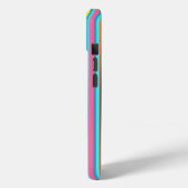 Coques Case-Mate iPhone Pastel Rainbow Stripes (Verso / Gauche)