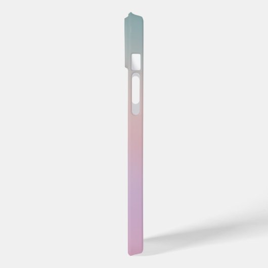 Coques Case-Mate iPhone Pastel rose arc-en-ciel monographie simple (Verso / Gauche)