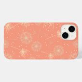 Coques Case-Mate iPhone Pastel rose Floral Motif à main (Verso (horizontal))