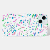 Coques Case-Mate iPhone Pastel Splatter Confetti Imprimer (Verso (horizontal))