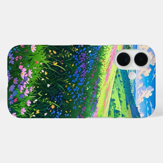 Coques Case-Mate iPhone Pastel Spring Hills (Verso (horizontal))