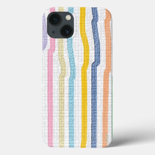 Coques Case-Mate iPhone Pastel Stripes Multicolore (Verso)
