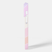 Coques Case-Mate iPhone Pastel Stripes Personnalisé (Verso / Gauche)