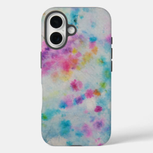 Coques iPhone 16 Pastel Tie Dye
