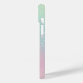 Coques Case-Mate iPhone Pastel tourbillonne holographique étoiles et ruban (Verso / Gauche)