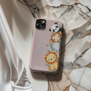 Case-Mate iPhone Case Pastel Tropical Wild One Jungle Safari Animaux