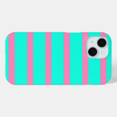 Coques Case-Mate iPhone Pastel Turquoise Bleu Vert Et Rose (Verso (horizontal))