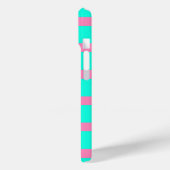 Coques Case-Mate iPhone Pastel Turquoise Bleu Vert Et Rose (Verso / Gauche)
