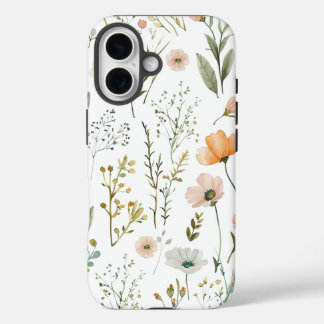 Coques iPhone 16 Pastel Wilflowers