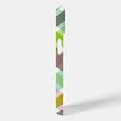 Coques Case-Mate iPhone Pastels Pink Aqua Blue Retro Chèques Plaid Motif (Verso / Droite)