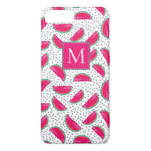 Coque Case-Mate Pour iPhone Pastèque au néon sur le motif de graines