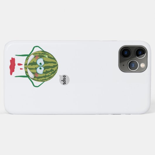 Coques Case-Mate iPhone Pastèque embêtée (Dos (Horizontal))