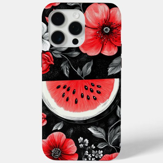 Coques Case-Mate iPhone pastèque et pavot (Verso)