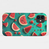 Coques Case-Mate iPhone Pastèque fraîche et juteuse (Dos (Horizontal))