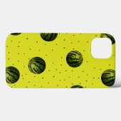 Coques Case-Mate iPhone pastèque jaune avec graines (Verso (horizontal))