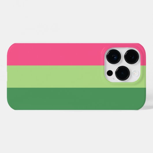 Coques Case-Mate iPhone Pastèque juteuse 3 bandes (Verso (horizontal))