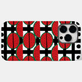 Coques Case-Mate iPhone Pastèque motif géométrique de fruit d'été (Verso (horizontal))