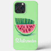 Coques Case-Mate iPhone Pastèque rose verte aux fruits frais (Verso)